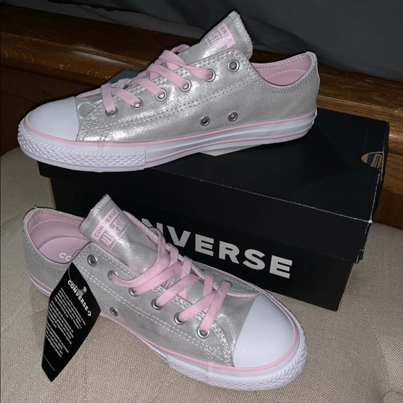 silver converse size 5